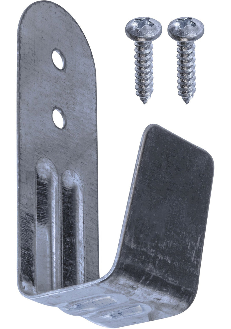 Square Hooks, Carbon-Steel and Zinc-Plated, 55-lb Capacity, 5-pk A711