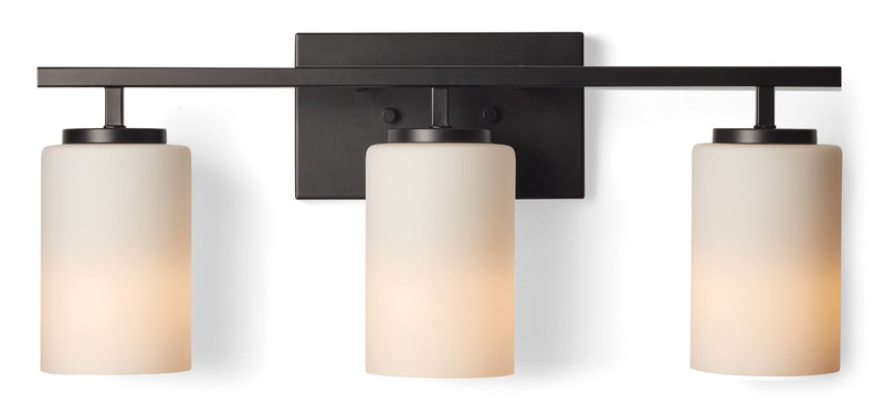 Northfield 3-Light Vanity Light Fixture, Matte Black P1628