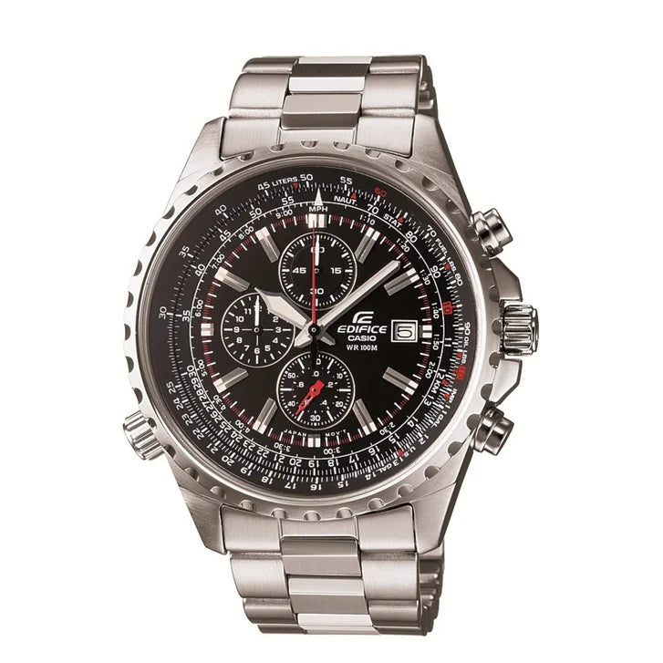 Casio Edifice Black Dial Men's Watch I8500