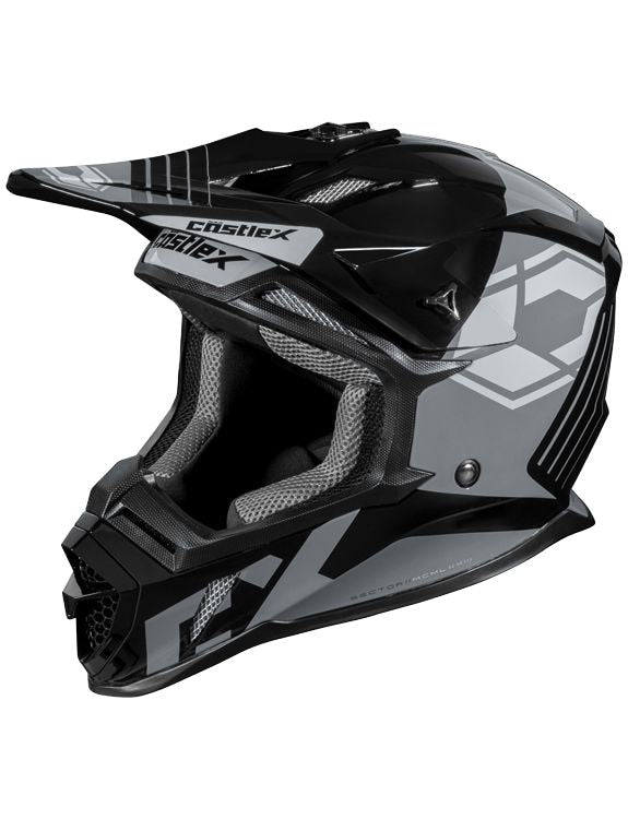 X CX200 Sector MX Helmet, Grey