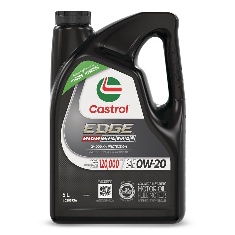 EDGE High Mileage 0W20 Synthetic Engine/Motor Oil, 5-L X9152