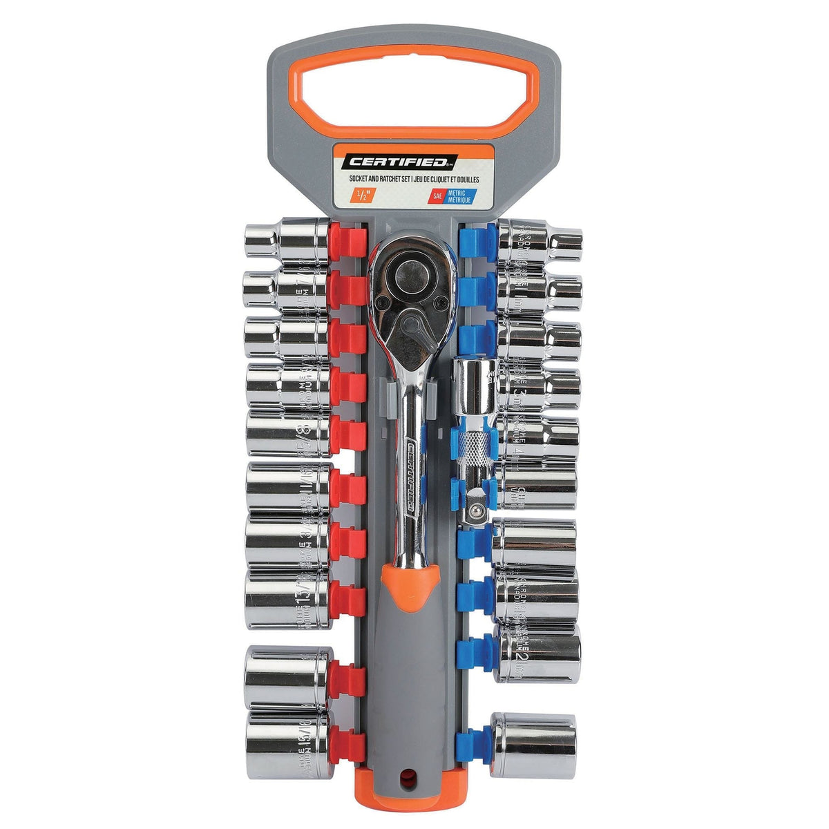 22 Piece 1/2" Drive Socket Set