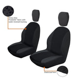 UTV Bucket Seat Covers, Fits Rhino (2015 Models & Older), Black