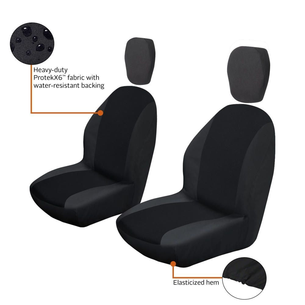 UTV Bucket Seat Covers, Fits Rhino (2015 Models & Older), Black