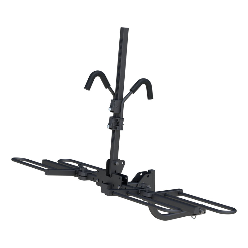 18085 2-Bike Tray-Style Hitch Mount Bike Rack, Fits 1-1/4, 2-in Receiver, Black L4668
