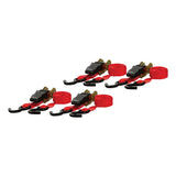 83002 16-ft Red Cargo Straps with S-Hooks (500-lb, 4-pk)