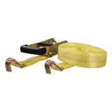 83047 Cargo Strap with J-Hooks, Yellow, 3,333-lb, 27-ft