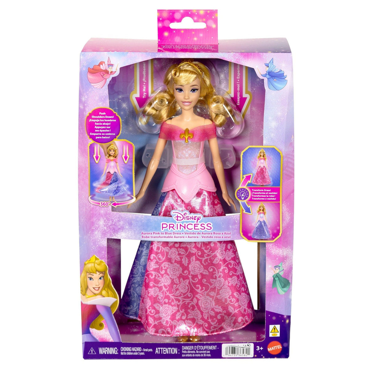 Princess Aurora Transformation Doll