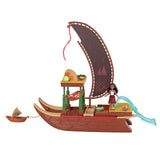 Princess Moana's Adventure Canoe Transforming Toy Set for Ages 4+