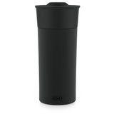Ogden Ceramic Travel Mug, 16-oz, Black, with Silicone Insulated Sleeve