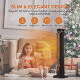 Airchoice 1500W 36 in Ceramic Tower Space Heater, 3 Heat Settings, Adjustable, for 300 sq ft