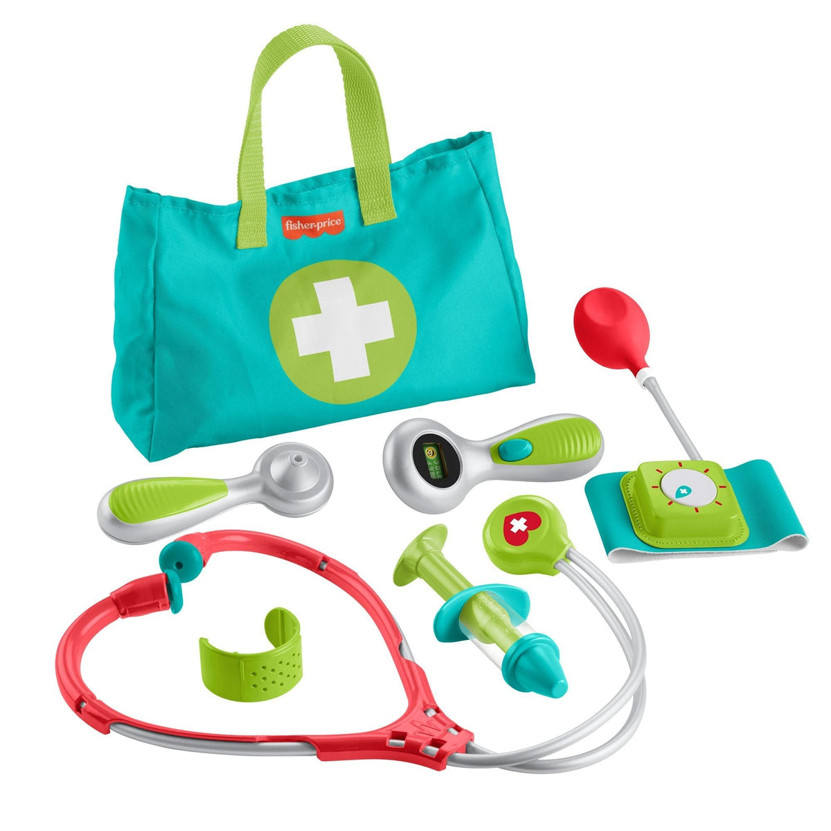 Medical Kit, Doctor Toys, Preschool Pretend Play Set for Ages 3+, 7-pc