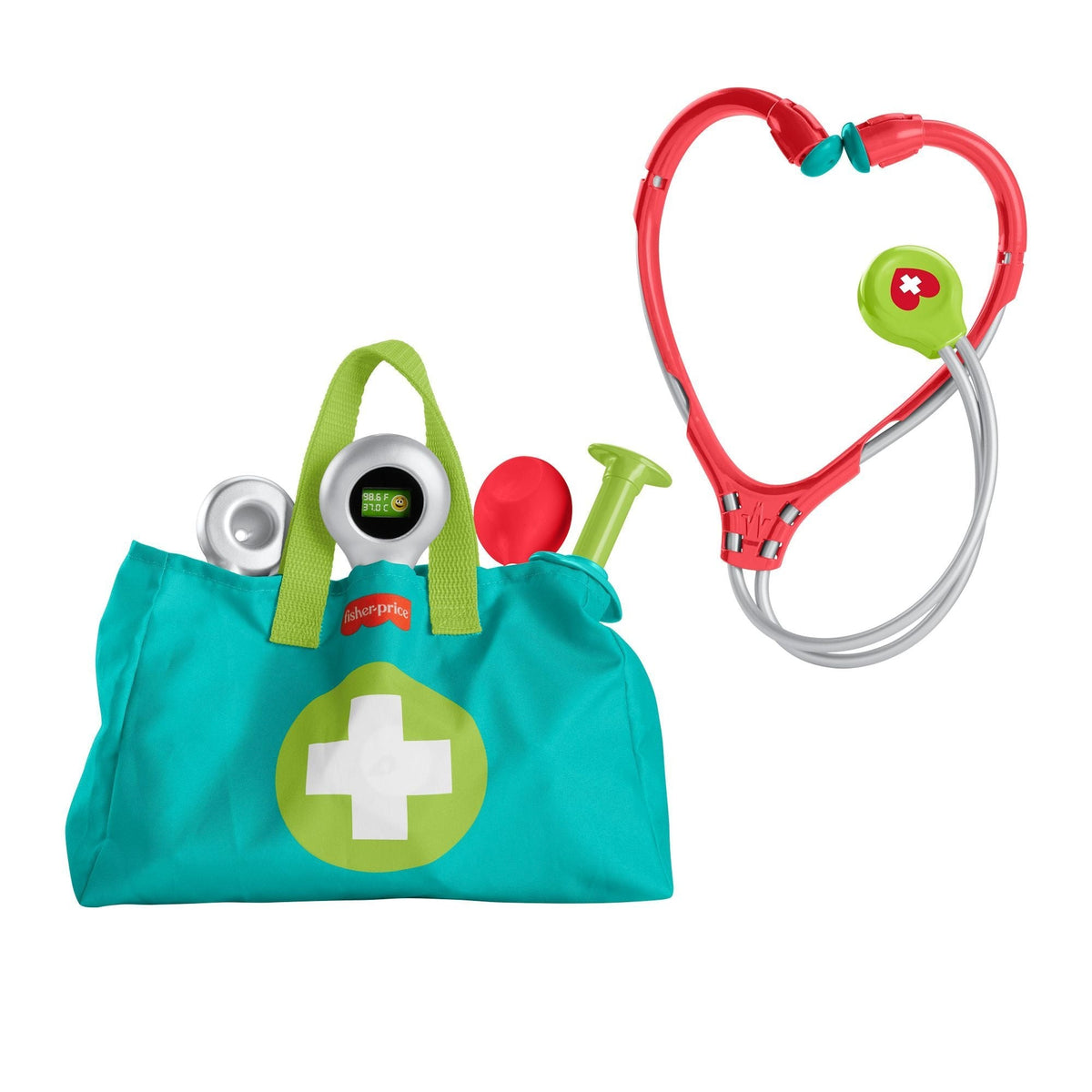 Medical Kit, Doctor Toys, Preschool Pretend Play Set for Ages 3+, 7-pc
