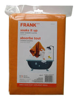 All-Purpose Machine Washable Synthetic Giant Shammy Towel, Orange, 3-pk