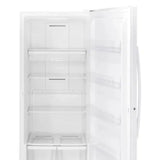 21.3 cu. ft. White Upright Freezer with Exterior Adjustable Temperature Control