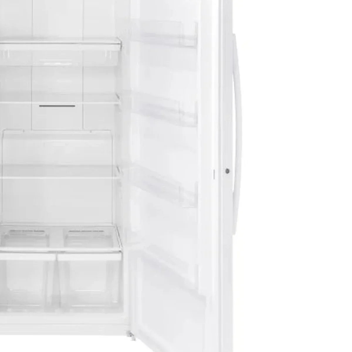 21.3 cu. ft. White Upright Freezer with Exterior Adjustable Temperature Control