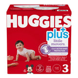 Little Snugglers Plus Diapers, Sizes 1 - 2