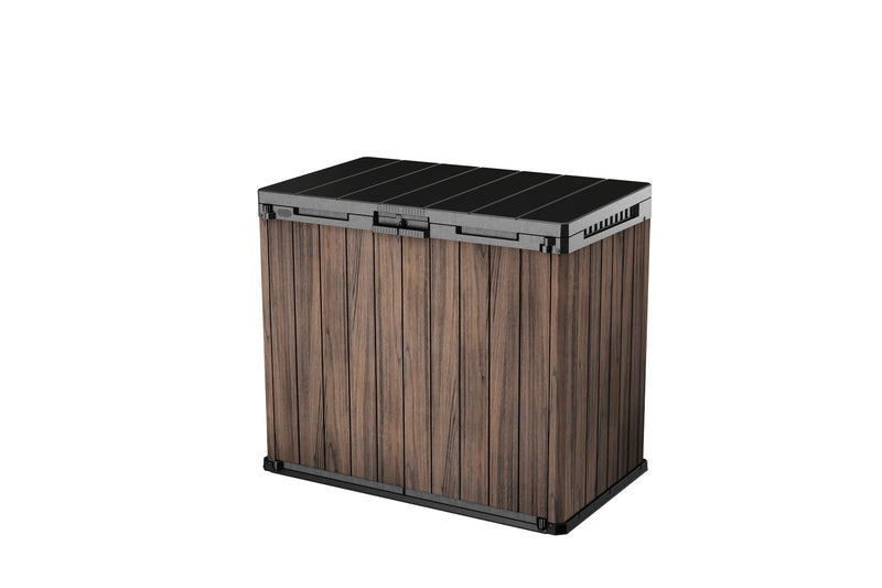 Darwin 2-Door Horizontal Outdoor Storage Shed, Brown, 303-Gal D3843