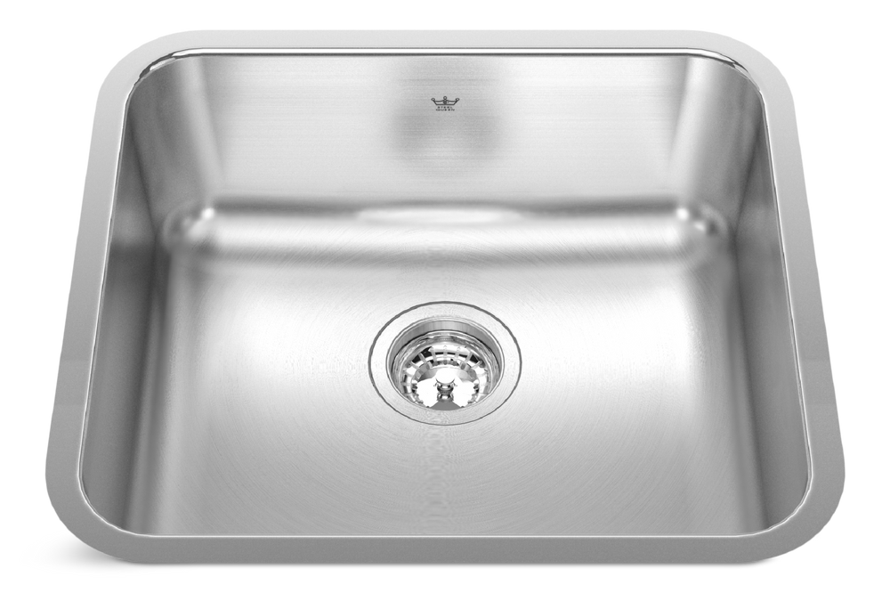 Undermount Single Bowl Kitchen Sink, 19.75-in x 17.75-in x 8-in, Stainless Steel