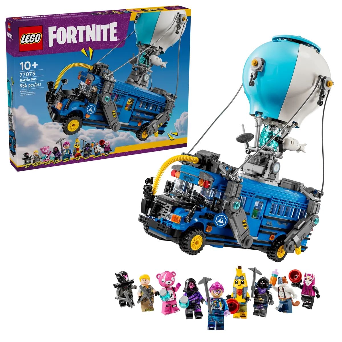 Fortnite Battle Bus -77073, 954-pcs, Ages 10+