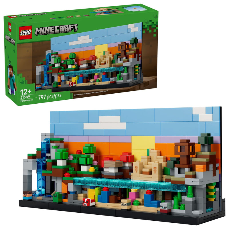 Mini Biomes Toy Building Set - 21589, 797-pcs, Ages 12+ K8759