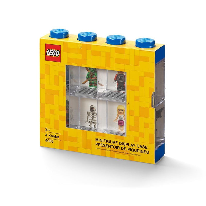 Minifigure Display Case for Up to 8 Figures, Red P897