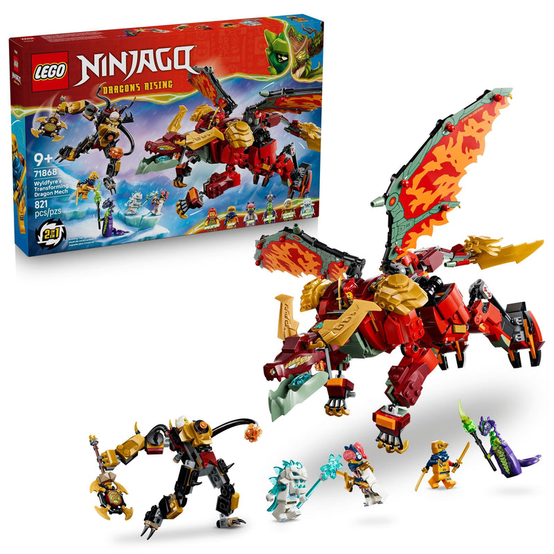 Wyldfyre's Transforming Dragon Mech 71868 U8209