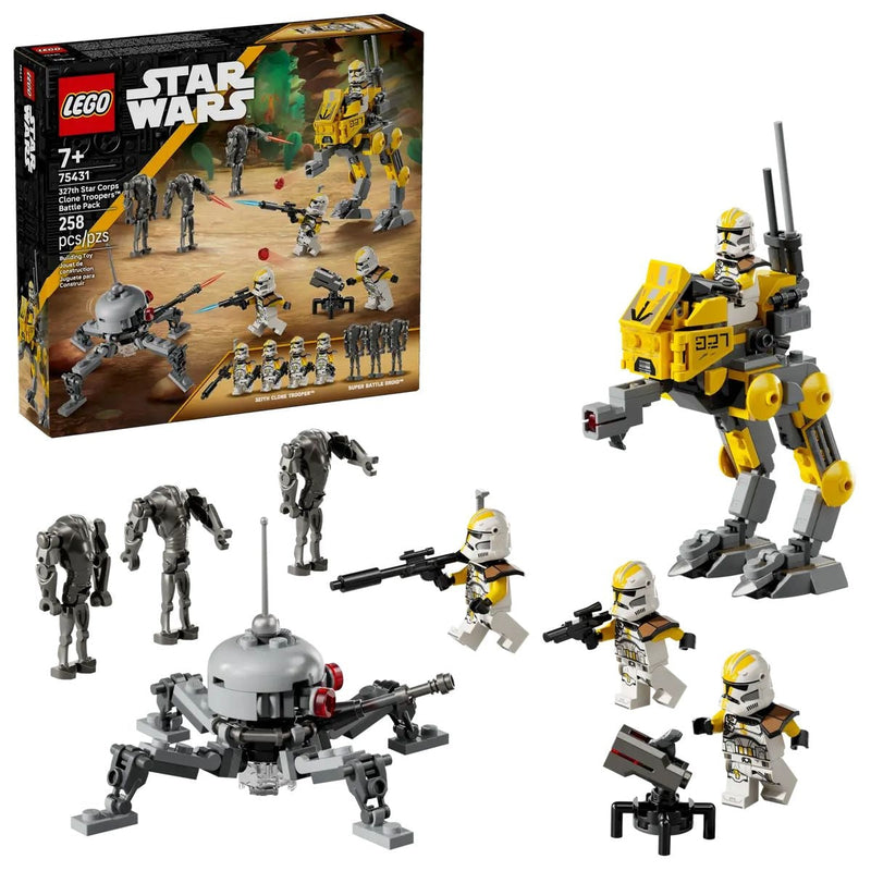 327th Star Corps Clone Troopers Battle Pack - 75431, 258-pcs, Ages 7+ C3849