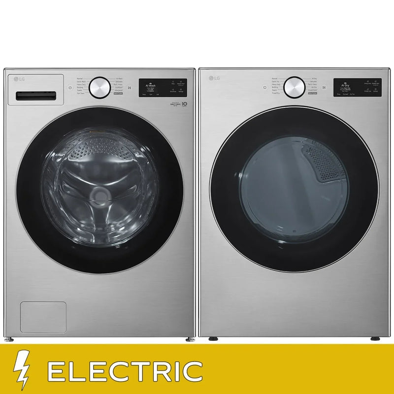 Laundry Bundle 5.8 cu ft. Front Load Washer and 7.4 cu ft. Electric Dryer A3598