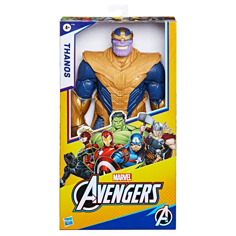Titan Hero Series Blast Gear Deluxe Thanos Action Figure, 12-in Toy S7652