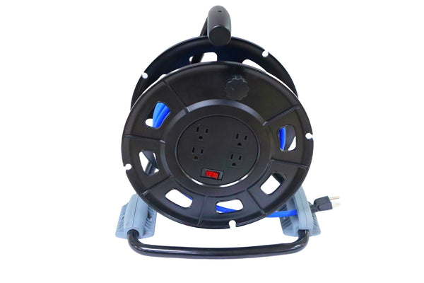 50-ft 14-Gauge Black Cord Reel with Stand W2860