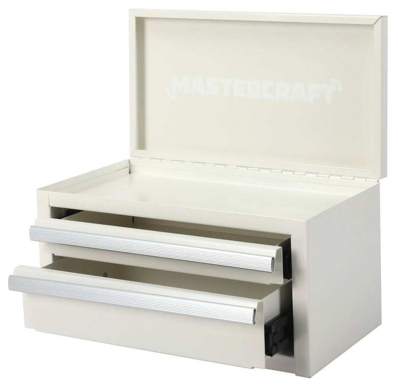 Mini Toolbox with 2 Drawers, New White Z6973