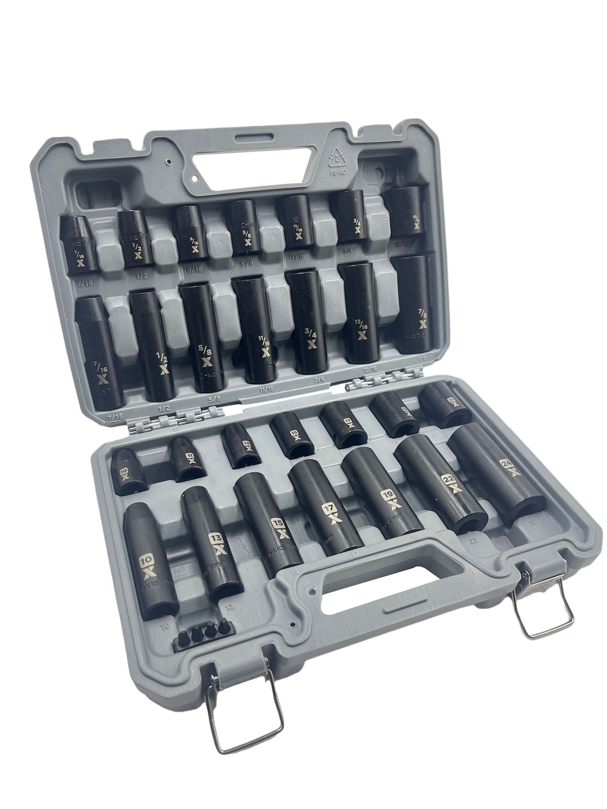 1/2-in Drive Professional Grade Impact Socket Set, 28-pc, CRMO