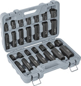 1/2-in Drive Professional Grade Impact Socket Set, 28-pc, CRMO