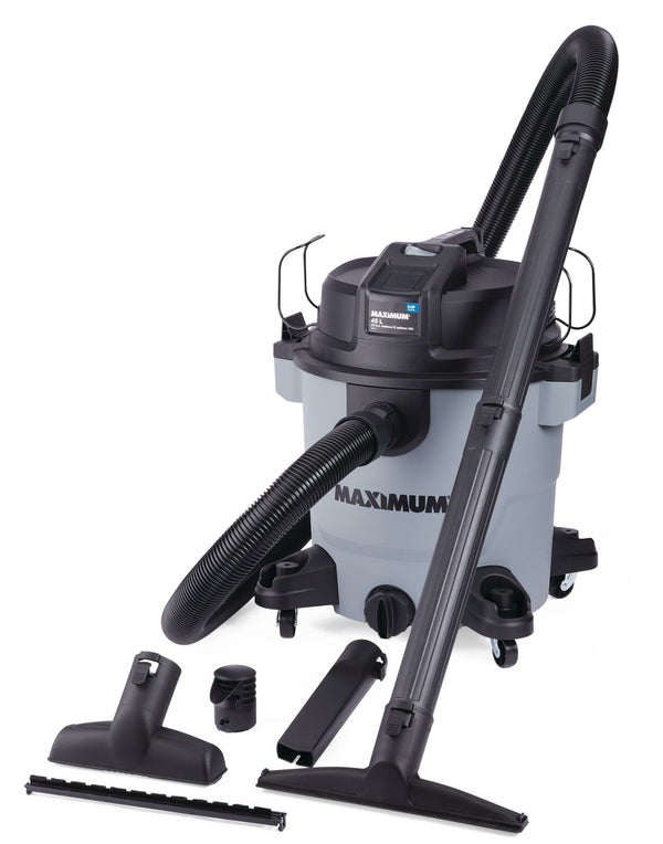 VJH1211PF 6.0 Peak HP Portable Wet/Dry Shop Vacuum with Hose and Accessories, 45-L X5376