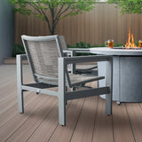 Milo 5-piece Patio Seating Set with Fire Table