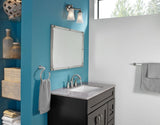EVA Dual Vanity Lighting Fixture, Chrome