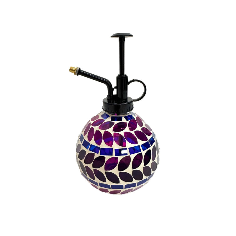 Mosaic Glass Plant Watering Mister, 10-oz Mist Spray Bottle for Indoor Plants L3384