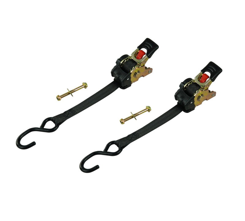 1,500-lb Retractable Transom Tie Down Strap, 1-in x 6-ft (2.54 cm x 1.8 m), 2-pk L7588