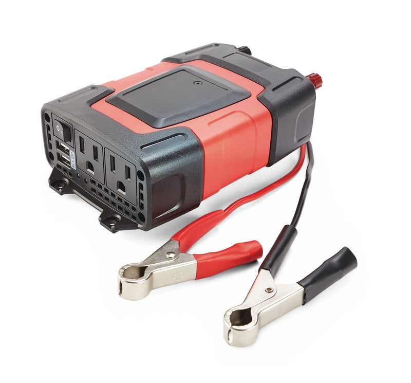 200W Power Inverter with Dual USB & AC Ports E1130