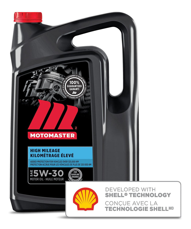 High Mileage 5W30 Conventional Engine/Motor Oil, 5-L M4087