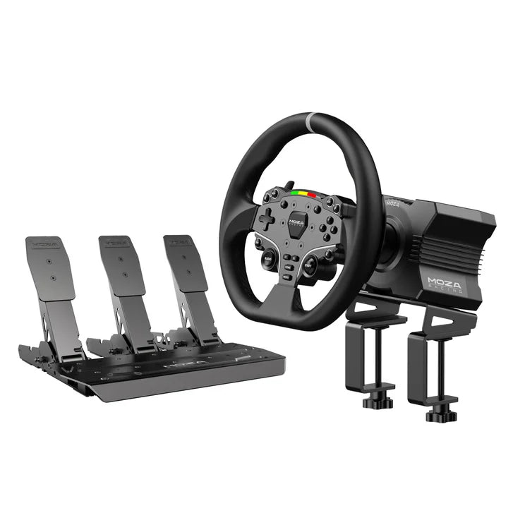 MOZA R5 All-in One PC Gaming Racing Simulator Bundle with Clutch U1634