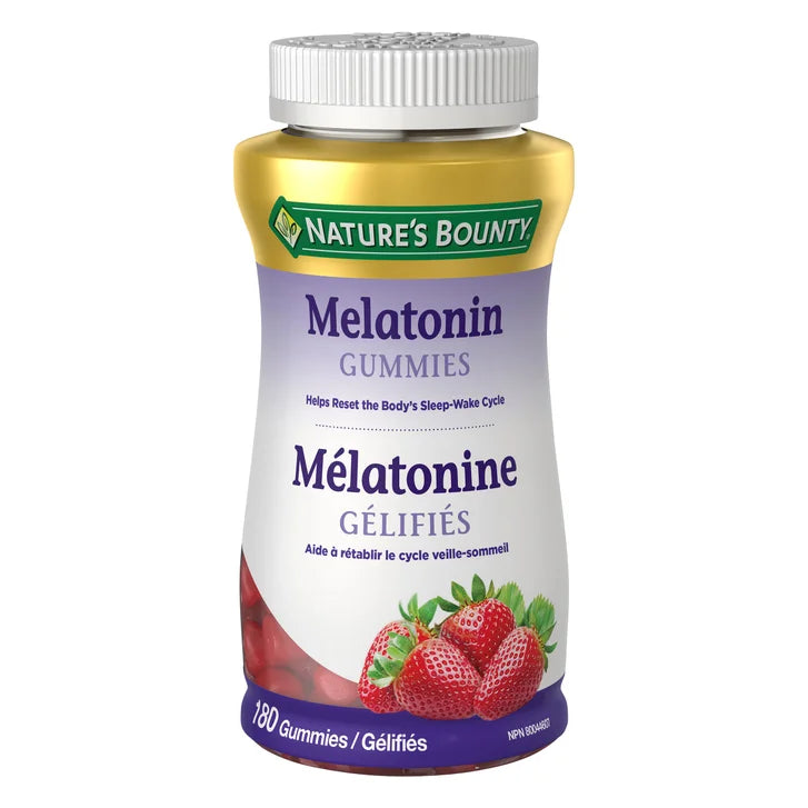Nature's Bounty Melatonin Gummies, 180 Gummies K240