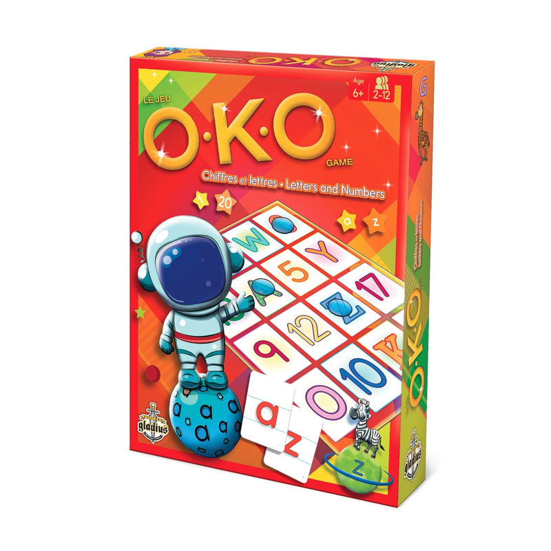 Letters & Numbers Family Board Game, Bilingual, Ages 6+ D9223