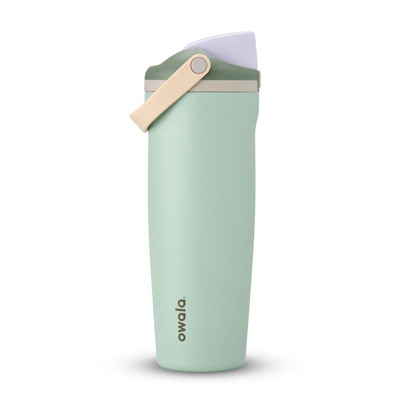 Sway Stainless Steel Insulated Portable Reusable Water Bottle, with Built-in Straw, Various Colours, 30-oz L7374