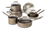 Classic Cookware Set, Non-Stick, PFOA-Free, Oven Safe, Champagne Bronze, 12-pc