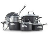 Hard Anodized Cookware Set, Non-Stick, PFOA-Free, Dishwasher & Oven Safe, 12-pc