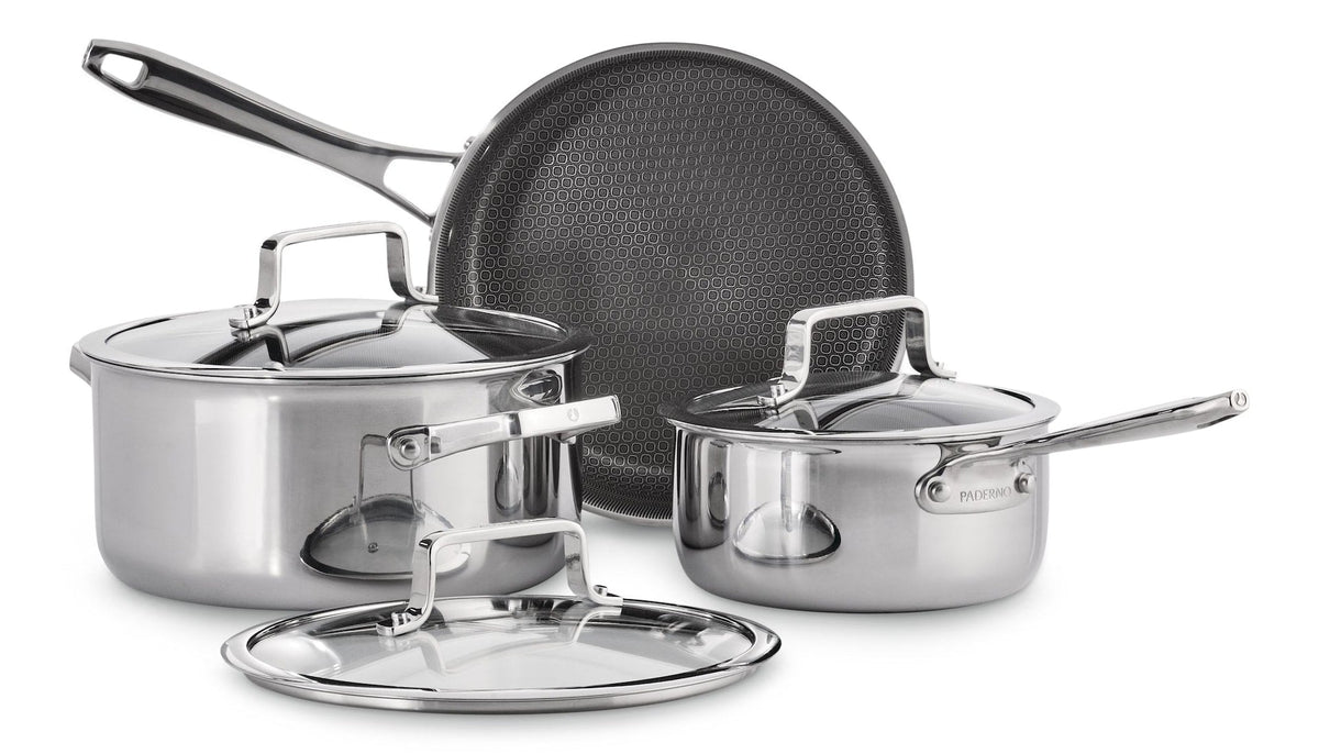 PFOA-Free Hybrid Clad Cookware Pot Set, 6-pc