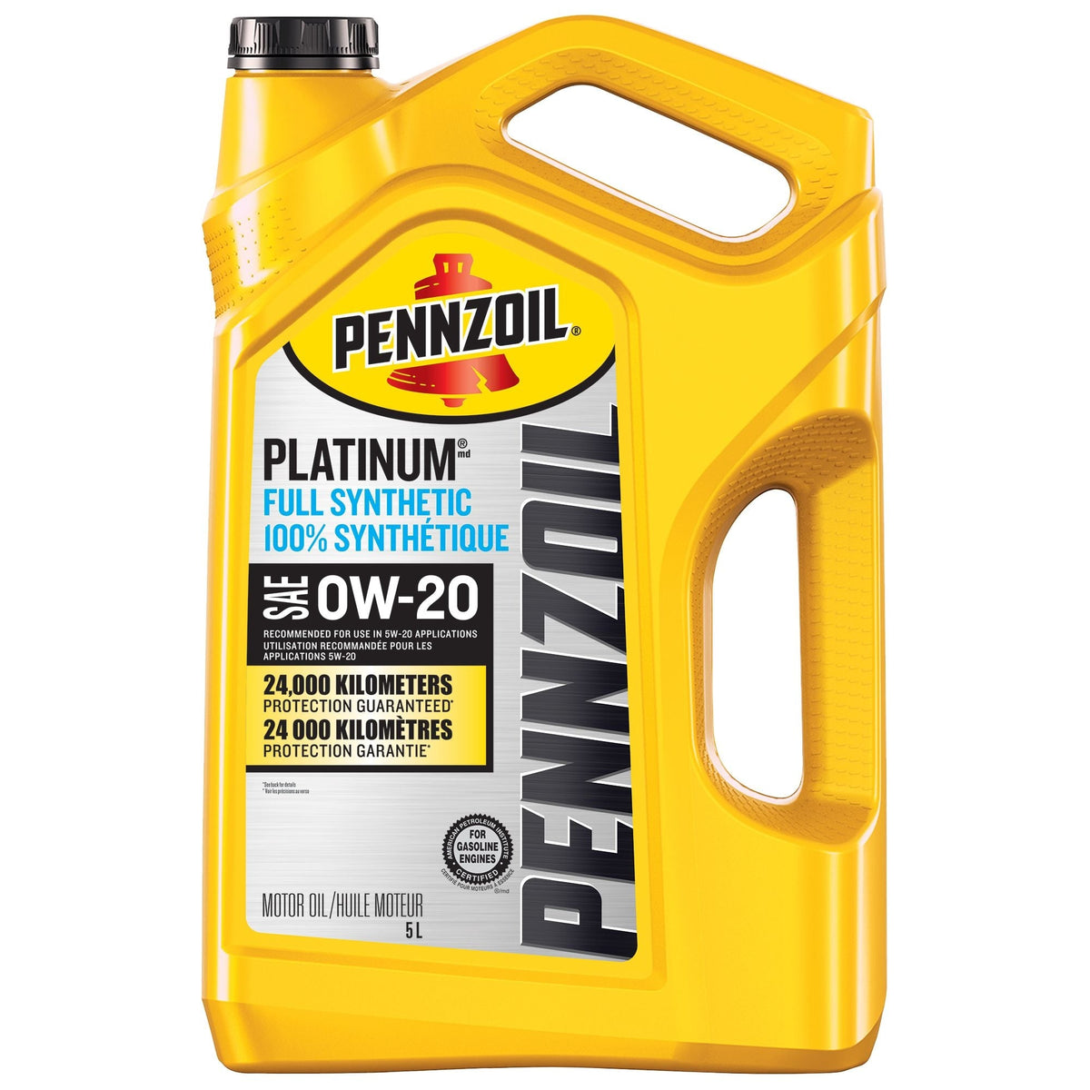 Platinum 0W20 Synthetic Engine/Motor Oil, 5-L