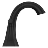 Rancho Double Handle 4-in Centreset Bathroom Sink Faucet Push & Seal Drain, WaterSense Certified, Matte Black